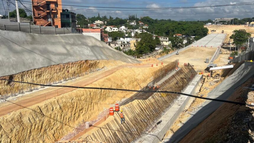 Avanza túnel en Jacobo Majluta para mejorar la movilidad en Santo Domingo Norte