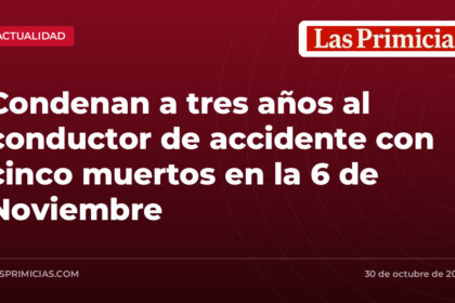 Condenan a tres años al conductor de accidente con cinco muertos en la 6 de Noviembre