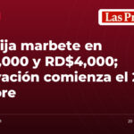 DGII fija marbete en RD$2,000 y RD$4,000; renovación comienza el 29 de octubre