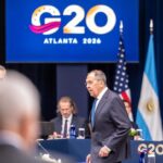 Lavrov marca el inicio de la reunión de Exteriores del G20 en Atlanta sin foto oficial