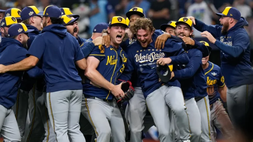 Milwaukee conquista su primer título de Serie Mundial al vencer a Tampa Bay en cinco juegos