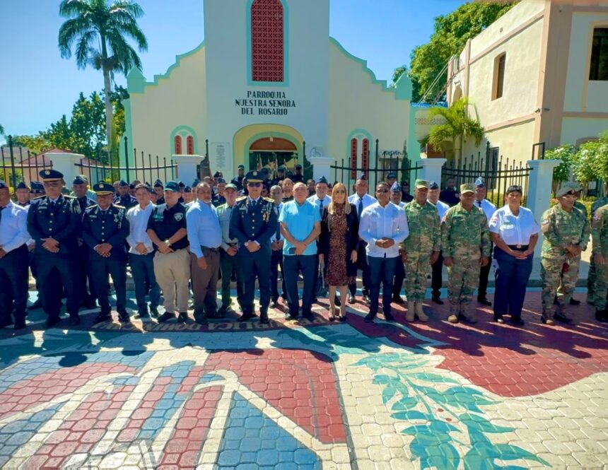 Policía Nacional celebra eucaristía en honor a San Judas Tadeo en Dajabón